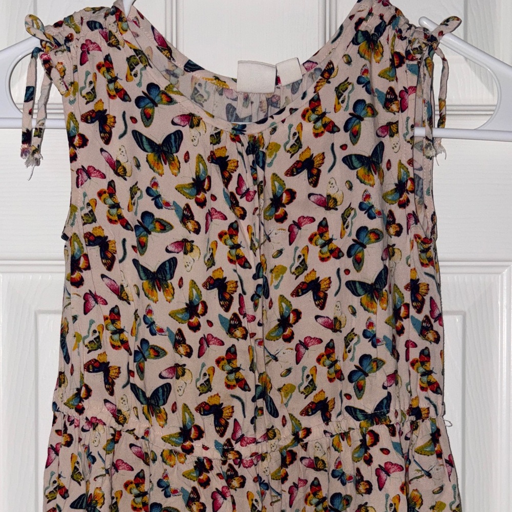 GAP Kids Butterfly Print Casual Dress - Multicolor